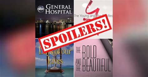 Daily Soap Opera Spoilers by Soap Dirt (GH, Y&R, B&B, and DOOL ...