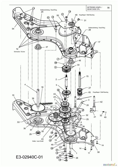 Cub Cadet Tiller Parts Diagram