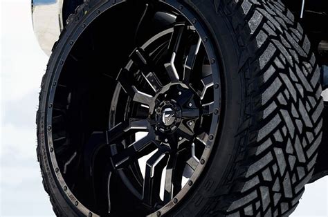 FUEL® D595 SLEDGE 1PC Wheels - Gloss Black with Milled Accents Rims