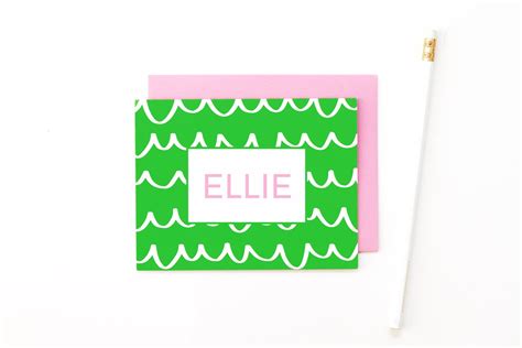 Personalized Stationery Girls — When it Rains Paper Co. | Colorful and ...