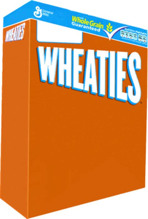 PSD Detail | Wheaties Cereal Box | Official PSDs