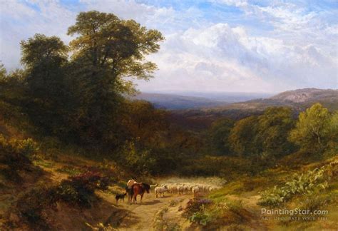 Pastoral Landscape, 1873 Artwork By George Cole Oil Painting & Art ...