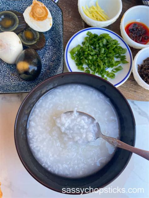 Congee Recipe - Sassy Chopsticks