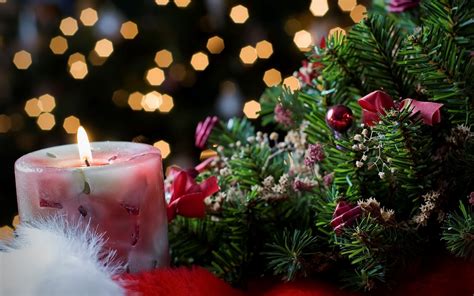 Christmas Candle Wallpapers - 4k, HD Christmas Candle Backgrounds on ...