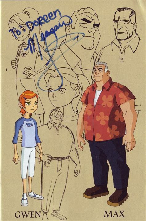 “Ben 10″ (Original Series) - Gwen and Max Art from Comic Con 06 Artbook ...