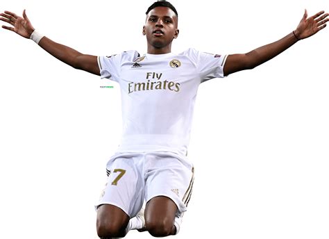 Rodrygo Goes Real Madrid football render - FootyRenders