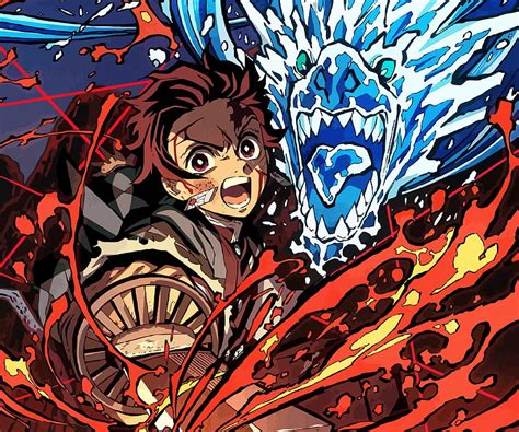 Anime, asesino de demonios: kimetsu no yaiba, hinokami kagura, tanjiro ...