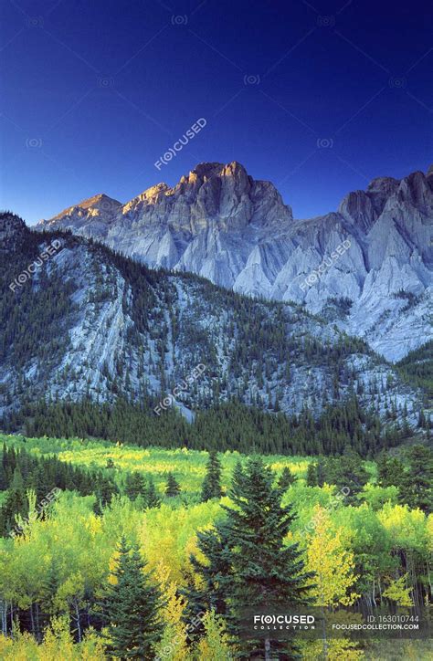 Rocky Mountains with snow — season, background - Stock Photo | #163010744