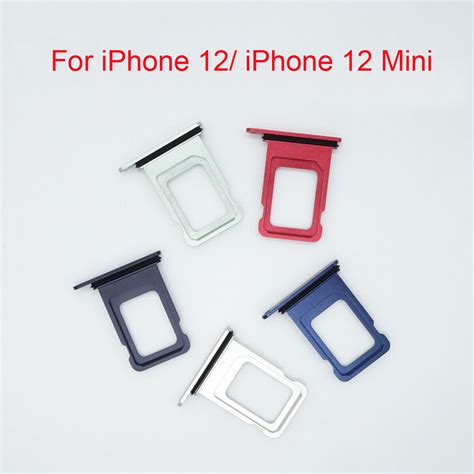 New OEM Single Dual Nano Sim Card Tray Holder For Apple iphone 12 ...