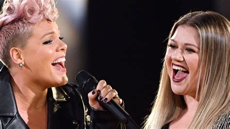 Pink And Kelly Clarkson Open The 2017 American Music Awards