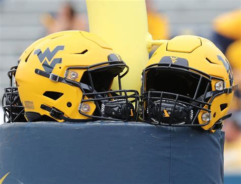 WVU Football Gold Helmet Logo Front | West Virginia University Sports ...