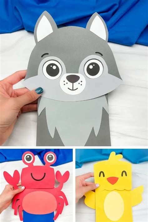 56 Easy & Fun Paper Bag Puppets [With Templates!]