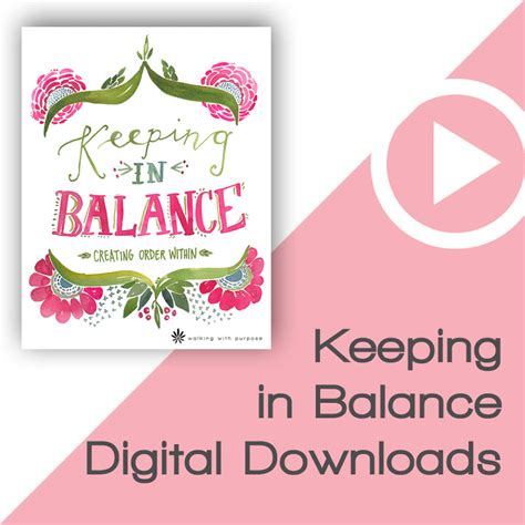 Digital Downloads – Walking with Purpose