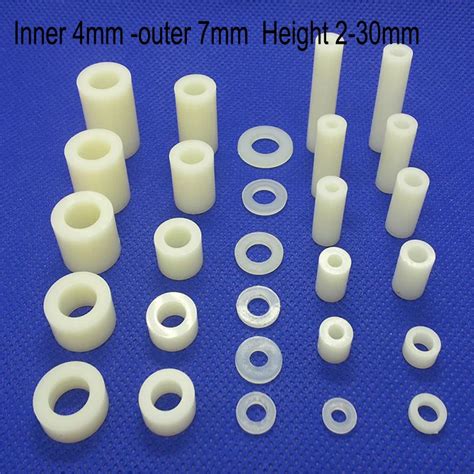 Aliexpress.com : Buy Inner 4mm ABS Spacer PCB board suport spacer&7*4*2 to 7*4*30 hollow column ...