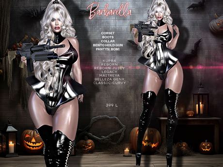 Second Life Marketplace - ⭐ Halloween Costume , Barb Wire, Barbarella ...