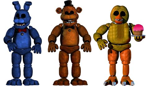 FNaF 3 Minigame FNaF 1 Animatronics by Wheat06 on DeviantArt