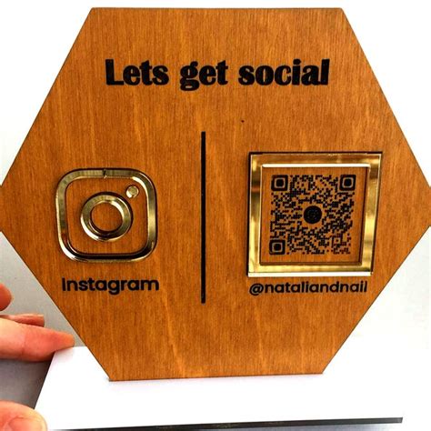 Wood Qr Code Sign - Etsy UK