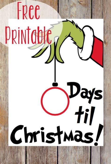 Grinch Free Printables Web Enjoy The Holiday Spirit With These Free ...