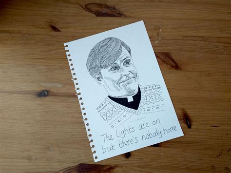 Father Dougal Mcguire Father Ted Wall Art ORIGINAL DRAWING - Etsy