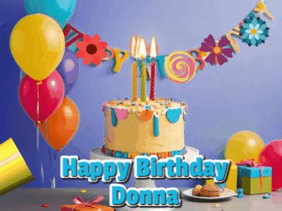 Happy Birthday Donna GIF 17