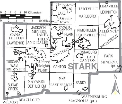 Stark County Ohio Map