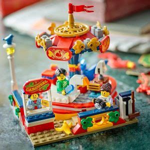 Vibrant Little LEGO Carousel Ride