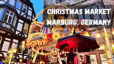 Christmas Market, Marburg, Germany-2022 || Weihnachtsmarkt Marburg 🇩🇪 ...