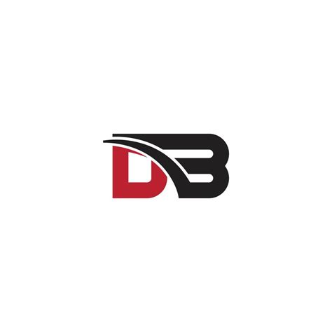 DB logo designed with letter D B in vector format 16970463 Vector Art at Vecteezy