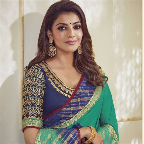 Kajal Aggarwal New Saree Photoshoot | CineHub