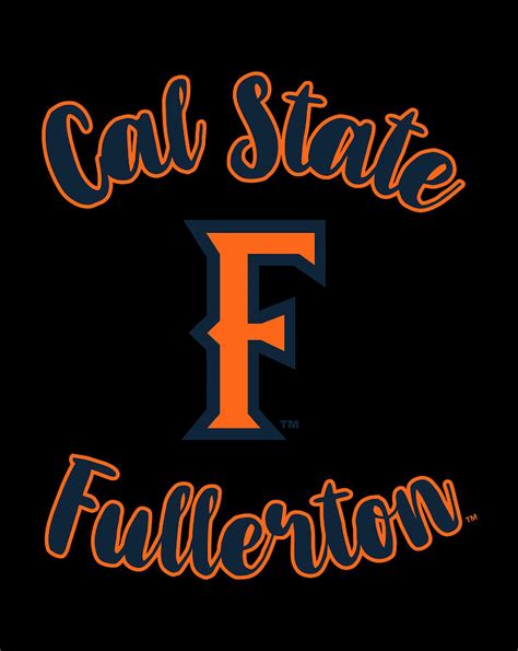 Csuf Titans Women'S College Ncaa Long Sleeve Tee Rylcsuf02 Digital Art ...