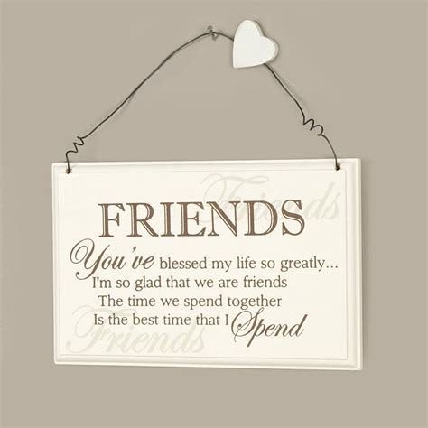 special friends wooden wall plaque gift idea by dibor ...