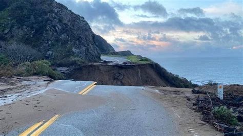 See drone video of Hwy 1 Big Sur mudslide that damaged roads | San Luis Obispo Tribune