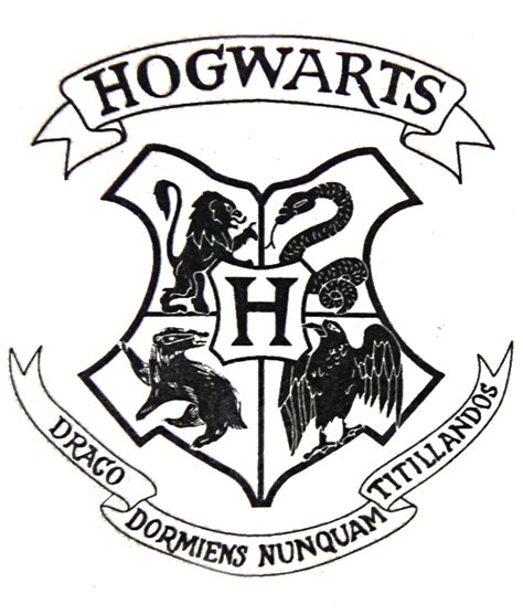 Transparent Hogwarts crest file from a harry potter letter prop (from ...