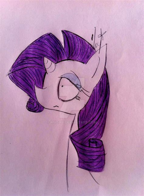 Sad rarity by Miss-Racco0n on DeviantArt