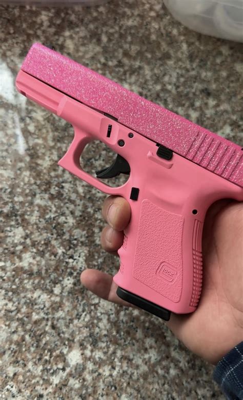 Glitter Gun Glock 43X Cerakoted Using Prison Pink Cerakote, 50% OFF