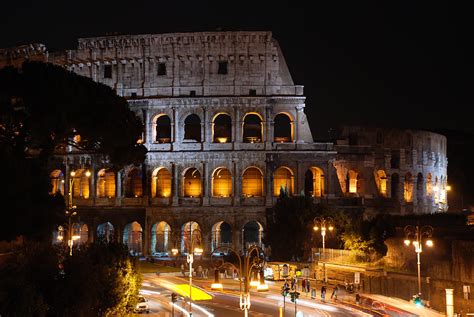 Coliseum at Night Photograph by David Waldo - Pixels