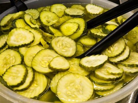 Easy Freezer Sweet Pickles - Made with cucumbers, onions, salt, white vinegar, sugar | CDKitchen ...