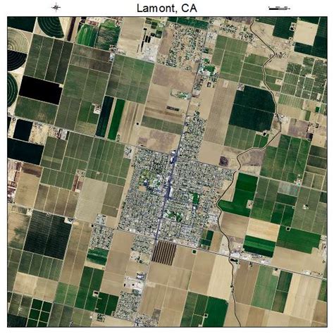 Aerial Photography Map of Lamont, CA California