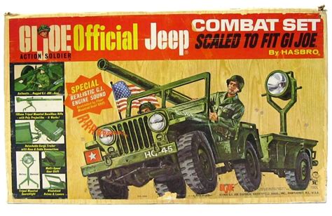 Vintage 1965 GI Joe Official Combat Jeep with Trailer 106mm | Etsy