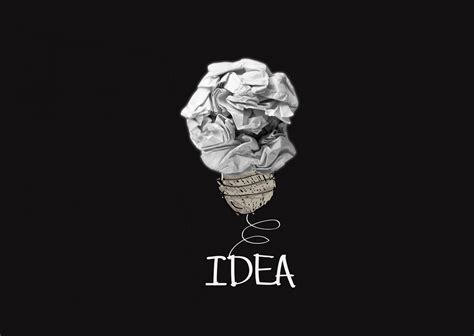 Concept Crumpled Paper Light Bulb Free Stock Photo - Public Domain Pictures