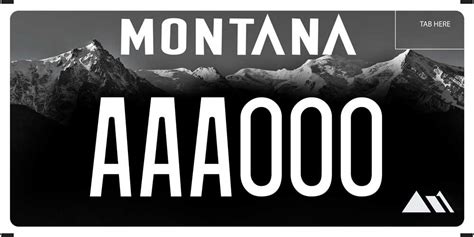 Montana Custom License Plate Designs - Dirt Legal