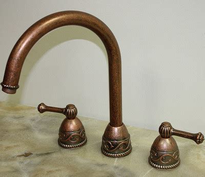 Bella Villa Weathered Copper Kitchen Sink Faucet