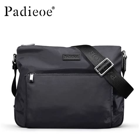 Padieoe Nylon a Shoulder Bag For Men Casual Waterproof Crossbody Bags ...