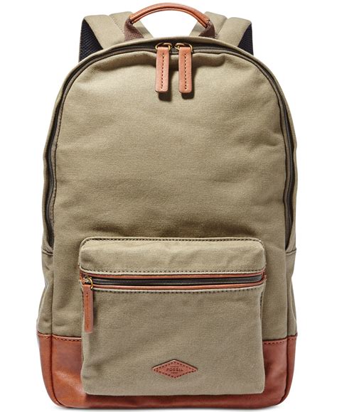 Lyst - Fossil Estate Canvas Backpack in Green