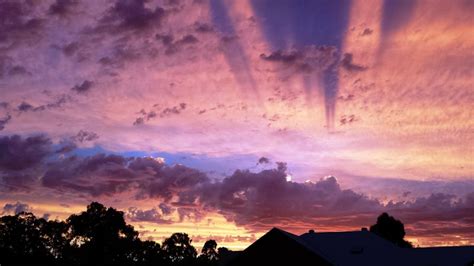 A Stunning Shot Of Today's Sunset In Adelaide, Australia