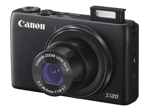 Canon PowerShot S120 - Digital camera - compact - 12.1 MP - 5x optical zoom - Wi-Fi - black ...