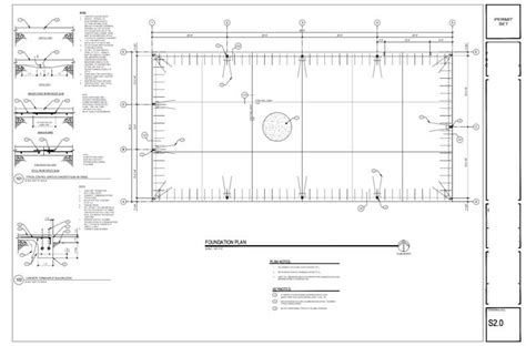 40×80 Metal Building Foundation Plan | QE Engineering