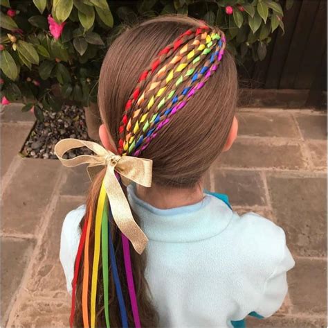 Rainbow braids