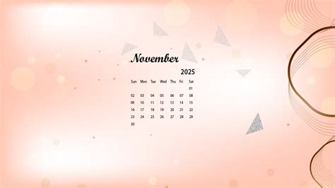 November 2025 Desktop Wallpaper Calendar - CalendarLabs