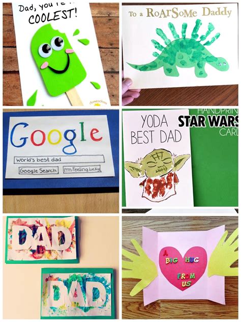 40+ Homemade Fathers Day Cards for Kids to Make | Homemade fathers day ...